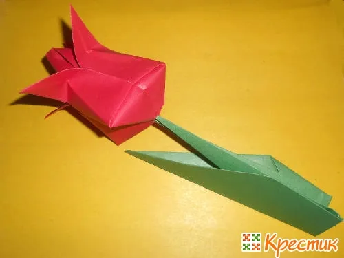 Оригами из бумаги цветы