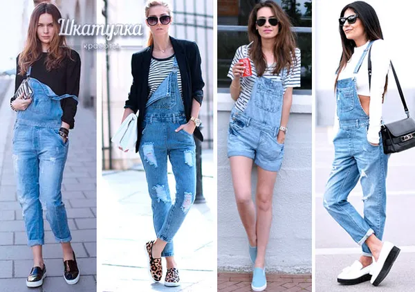 джинсовые слипоны женские с чем носить