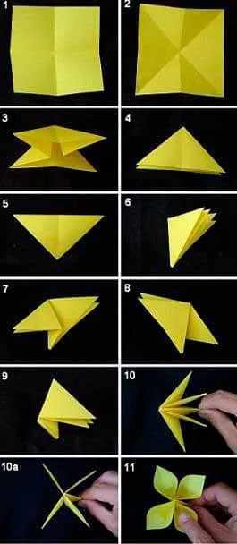 Цветочек оригами