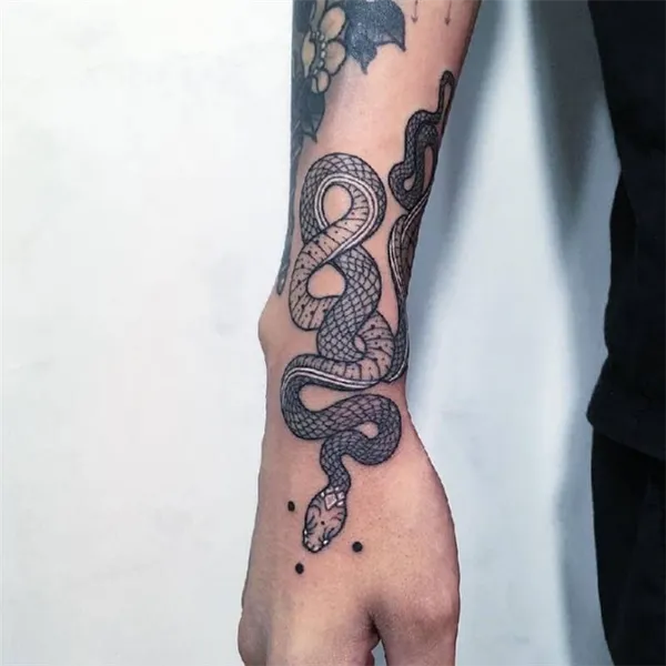 Тату змея - Татуировка змея - Значение тату змея