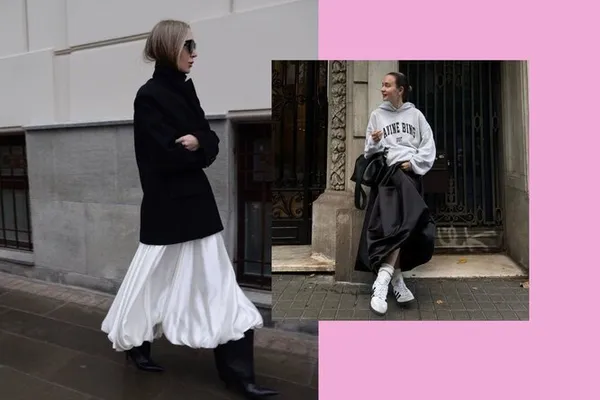 С чем носить юбку-баллон — главный хит весны-2023: идеи для стильных образов