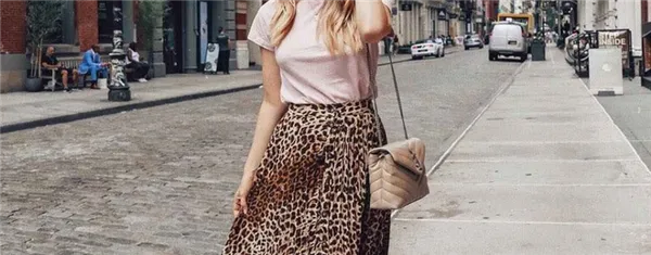 Леопардовая юбка образ