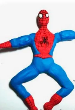 Человек паук из пластилина, человек-паук