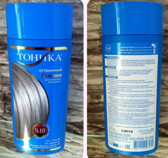 Оттеночный бальзам Тоника: состав, палитра, фото на волосах. Инструкция, как наносить